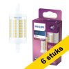 Aanbieding: 6x Philips R7S LED lamp | Staaflamp | 78mm | 3000K | 11.5W (100W) LPH03799 - 1