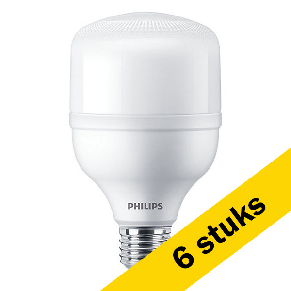 Aanbieding: 6x Philips TrueForce LED E27 | HB MV | 4000K | 2700 lumen | 20W (80W) LPH03140 - 1