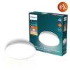 Philips Acuna plafondlamp met sensor | 2700K | Ø 24.5 cm | Wit | 12W