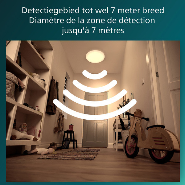 Philips Acuna plafondlamp met sensor | 2700K | Ø 34.5 cm | Wit | 21W  LPH03748 - 6