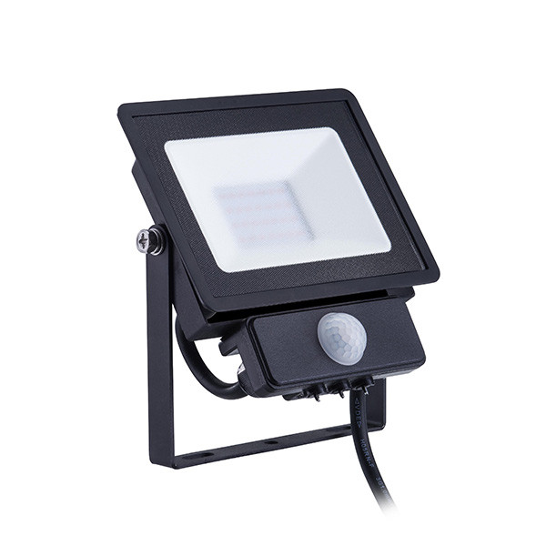 functie Geheugen Rijk Philips Decoflood Floodlight met sensor 50W | 3000K | IP65 | 3750 lumen |  Zwart Philips 123led.nl