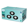 Philips Dive Inbouwspot | 2700K | IP65 | Zwart | 5W | 3 stuks LPH04809 - 2
