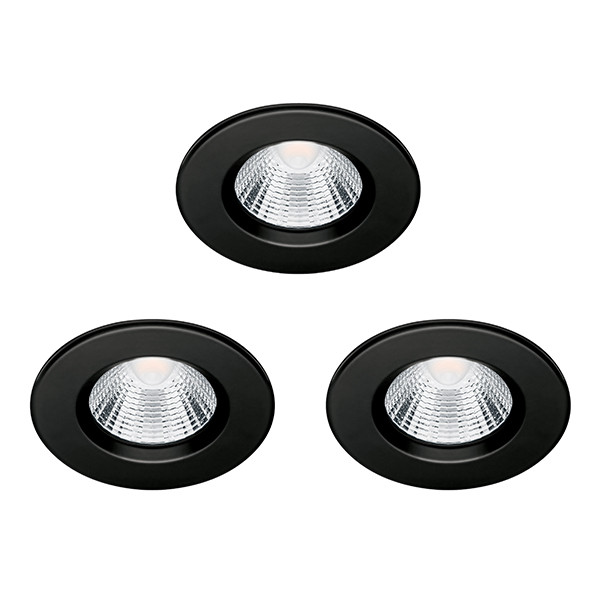 Philips Dive Inbouwspot | 2700K | IP65 | Zwart | 5W | 3 stuks LPH04809 - 3