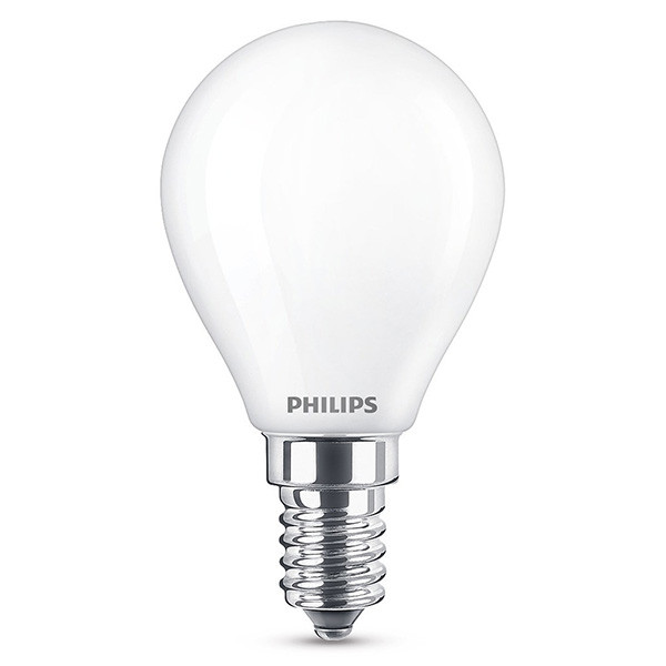 Philips E14 led-lamp Classic kogel mat 4.3W (40W) 2 stuks  LPH00805 - 1