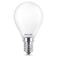 Philips E14 led-lamp Classic kogel mat 4.3W (40W) 2 stuks  LPH00805