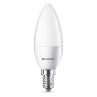 Philips E14 led-lamp kaars mat 4W (25W) 2 stuks  LPH00237