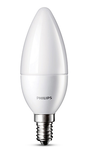 Philips E14 led-lamp kaars mat 4W (25W)  LPH00003 - 1