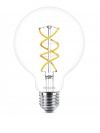 Philips E27 spiraal filament led-gloeilamp G95 glas 5W (30W)  LPH00916