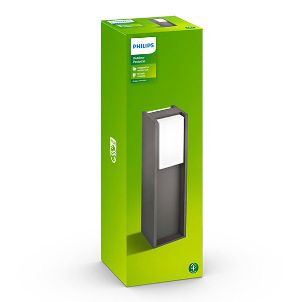 Philips EcoMoods sokkellamp 40 cm | Bridge | Ultra Efficient | IP44 | 14W | E27 fitting | Antraciet LPH04813 - 2