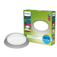 Philips Fleta plafondlamp | Ultra Efficient | SceneSwitch | 2700K | Ø 35 cm | Transparant | 10W  LPH03738