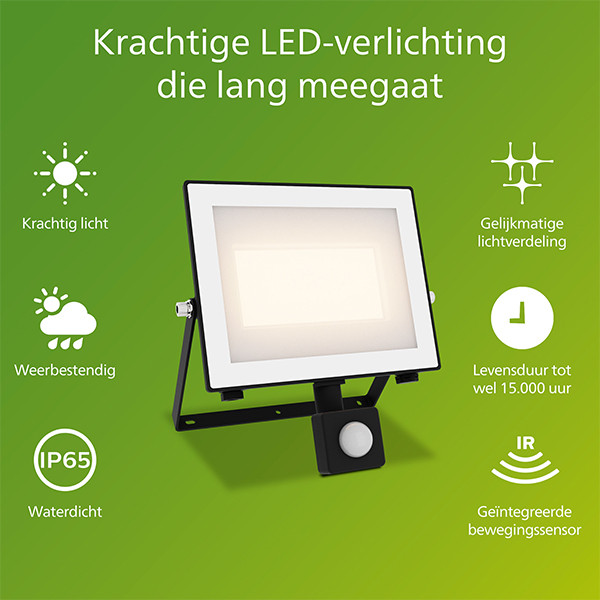 Philips Floodlight met sensor | Lois | 3000K | 5400 lumen | IP65 | 50W LPH04824 - 2