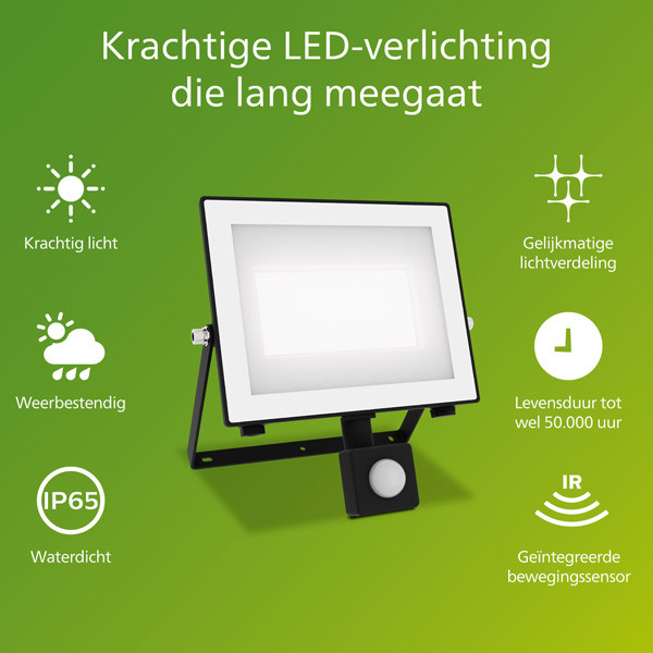 Philips Floodlight met sensor | Lois | 5000K | 5400 lumen | IP65 | 50W LPH04839 - 2
