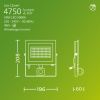 Philips Floodlight met sensor | Lois | 5000K | 5400 lumen | IP65 | 50W LPH04839 - 3