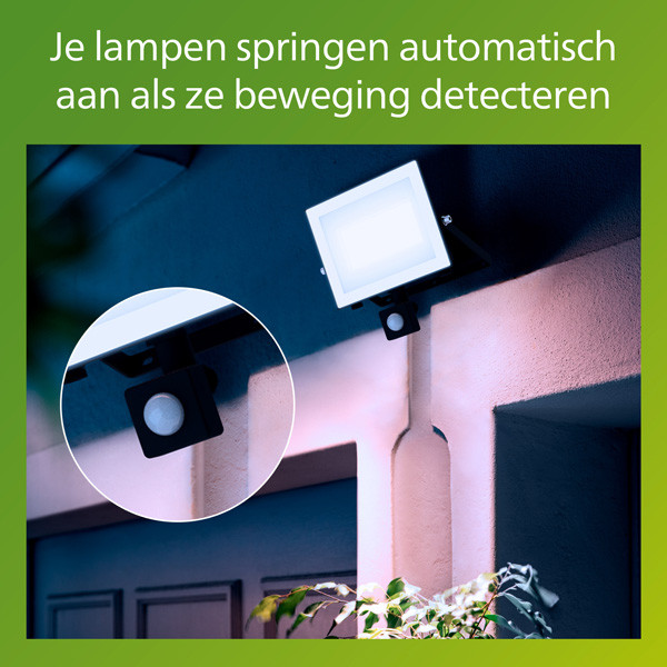 Philips Floodlight met sensor | Lois | 5000K | 5400 lumen | IP65 | 50W LPH04839 - 5