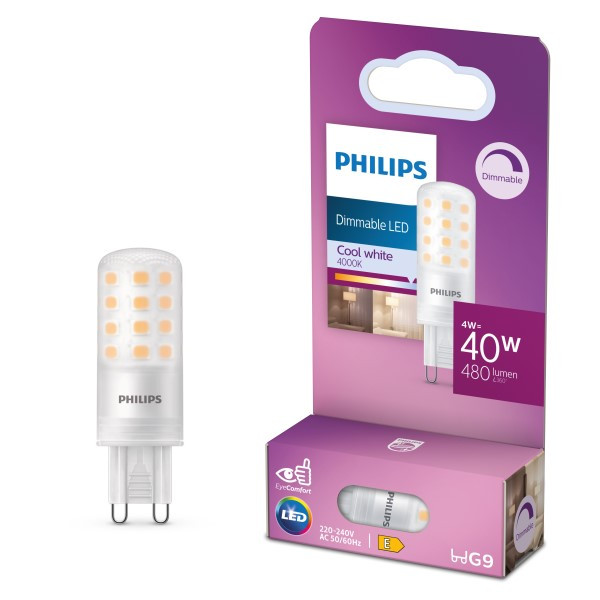 Philips G9 LED capsule | Mat | 4000K | Dimbaar | 4W (40W) LPH04991 - 1