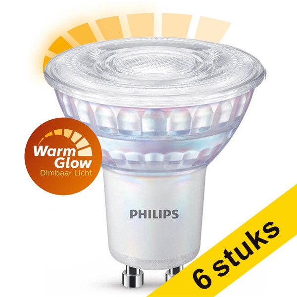 Philips GU10 LED spot | 2200-2700K | 3.8W (50W) | 6 stuks LPH02528 - 1