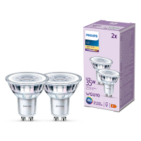 Philips GU10 LED spot | 2700K | 3.5W (35W) | 2 stuks  LPH03030