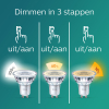 Philips GU10 LED spot | SceneSwitch | 2200-2500-2700K | 4.8W (50W)  LPH02599 - 4