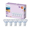 Philips GU10 LED spot | WarmGlow | 2200-2700K | Dimbaar | 3.8W (50W) | 5 stuks LPH04989 - 1