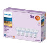 Philips GU10 LED spot | WarmGlow | 2200-2700K | Dimbaar | 3.8W (50W) | 5 stuks LPH04989 - 2