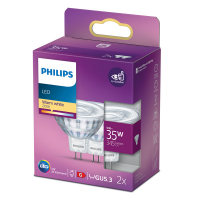 Philips GU5.3 LED spot | 2700K | 5W (35W) | 2 stuks LPH02617