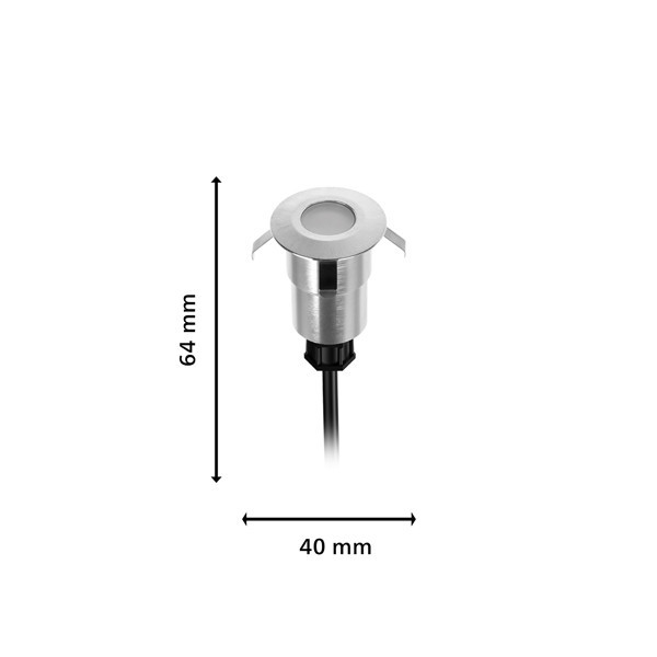 Philips GardenLink grondspot | Spore | 2700K | IP44 | 1W | 24V | Zilver | Uitbreiding  LPH03564 - 3