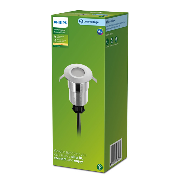 Philips GardenLink grondspot | Spore | 2700K | IP44 | 1W | 24V | Zilver | Uitbreiding  LPH03564 - 2