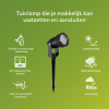 Philips GardenLink sokkellamp met spies | Caper | 2700K | IP44 | 4.5W | 24V | Zwart | Set van 3  LPH03571 - 7