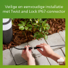 Philips GardenLink sokkellamp met spies | Purex | 2700K | IP44 | 4.5W | 24V | Zwart | Set van 3  LPH03570 - 6