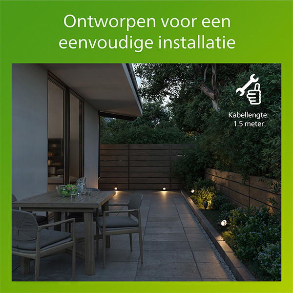 Philips Grondspot | Cylr | Rechthoek | 2700K | 4.6W LPH04624 - 7