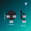 Philips Horen Led Opbouwspot | 3 spots | Ronde basisplaat | Zwart | GU10 fitting LPH05071 - 9