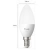 Aanbieding: 2x Philips Hue Slimme E14 led lamp | Kaars C39 | White | 2700K | Zigbee | 3.9W LPH05059 - 6