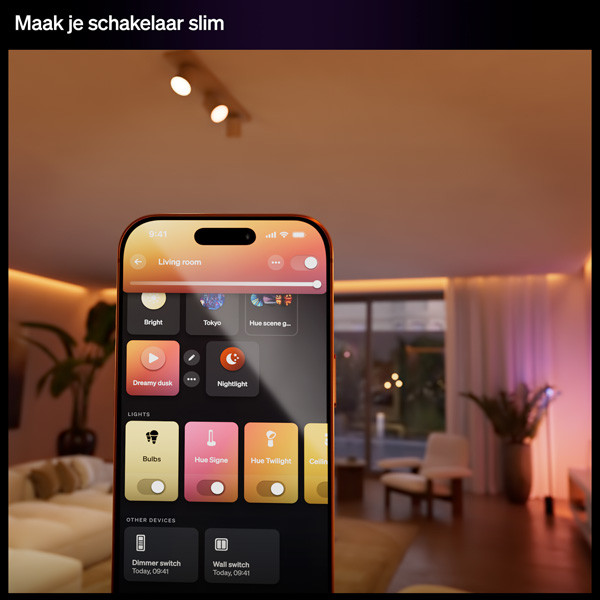 Aanbieding: 2x Philips Hue Slimme schakelaar | Inbouw | Zigbee | Wit LPH05062 - 5