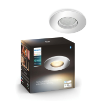 Philips Hue Adore Badkamer inbouwspot | Rond | Chroom | White Ambiance | 1 stuk  LPH03718