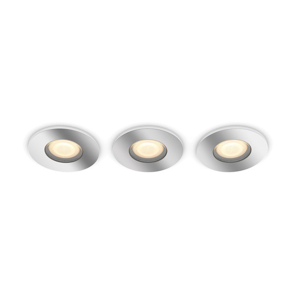 Philips Hue Adore Badkamer inbouwspot | Rond | Chroom | White Ambiance | 3 stuks  LPH03719 - 2