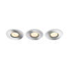 Philips Hue Adore Badkamer inbouwspot | Rond | Chroom | White Ambiance | 3 stuks  LPH03719 - 2