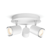 Philips Hue Adore Badkameropbouwspot | Rond | Wit | 3 spots | White Ambiance | incl. dimmer switch  LPH02839 - 10