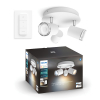 Philips Hue Adore Badkameropbouwspot | Rond | Wit | 3 spots | White Ambiance | incl. dimmer switch  LPH02839 - 1