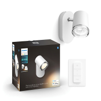 Philips Hue Adore Badkameropbouwspot | Wit | 1 spot | White Ambiance |  incl. dimmer switch  LPH02836