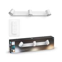Philips Hue Adore Badkameropbouwspot | Wit | 3 spots | White Ambiance | incl. dimmer switch  LPH02838