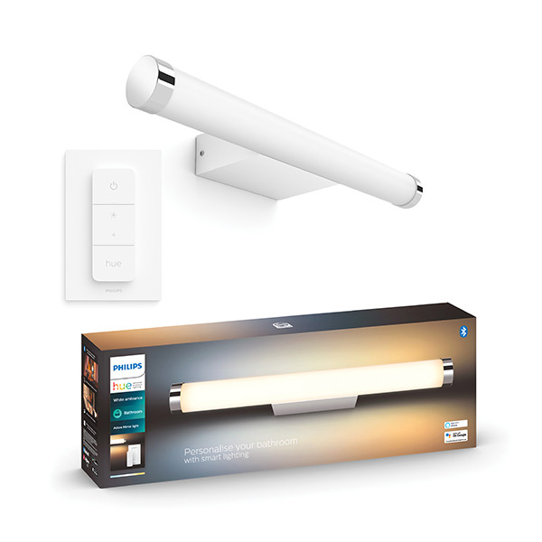 fusie grote Oceaan reactie Philips Hue Adore Badkamerwandlamp | White Ambiance | Klein | incl. dimmer  switch Philips HUE 123led.nl