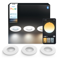 Philips Hue Adore Inbouwspot | Recessed 93mm | White Ambiance | Wit | 4.2W | 3 stuks LPH04055