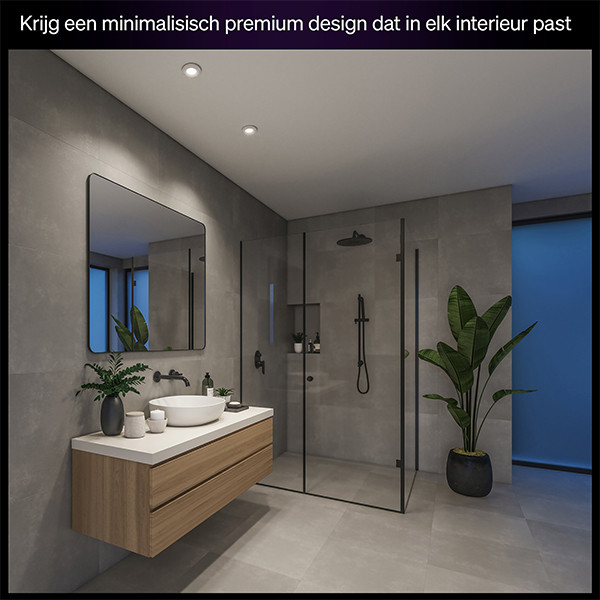 Philips Hue Adore Inbouwspot | Recessed 93mm | White Ambiance | Wit | 4.2W | 3 stuks LPH04055 - 3