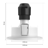 Philips Hue Adore Inbouwspot | Recessed 93mm | White Ambiance | Wit | 4.2W LPH04054 - 2