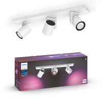Philips Hue Argenta opbouwspot | Wit | White en Color Ambiance | 3 spots  LPH03914