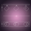 Philips Hue Argenta opbouwspot | Wit | White en Color Ambiance | 3 spots  LPH03914 - 5