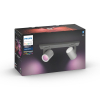 Philips Hue Argenta opbouwspot aluminium | White en Color Ambiance | 2 spots  LPH01554 - 3