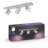 Philips Hue Argenta opbouwspot aluminium | White en Color Ambiance | 3 spots  LPH01556