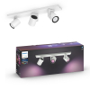 Philips Hue Argenta opbouwspot wit | White en Color Ambiance | 3 spots  LPH01555