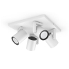 Philips Hue Argenta opbouwspot wit | White en Color Ambiance | 4 spots  LPH01557 - 2